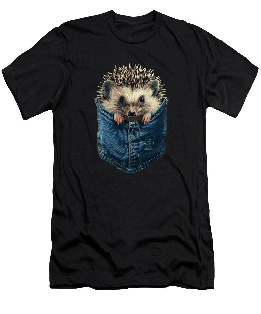 Nurturing Hedgehog Parents Doris Santiago Art T-Shirt