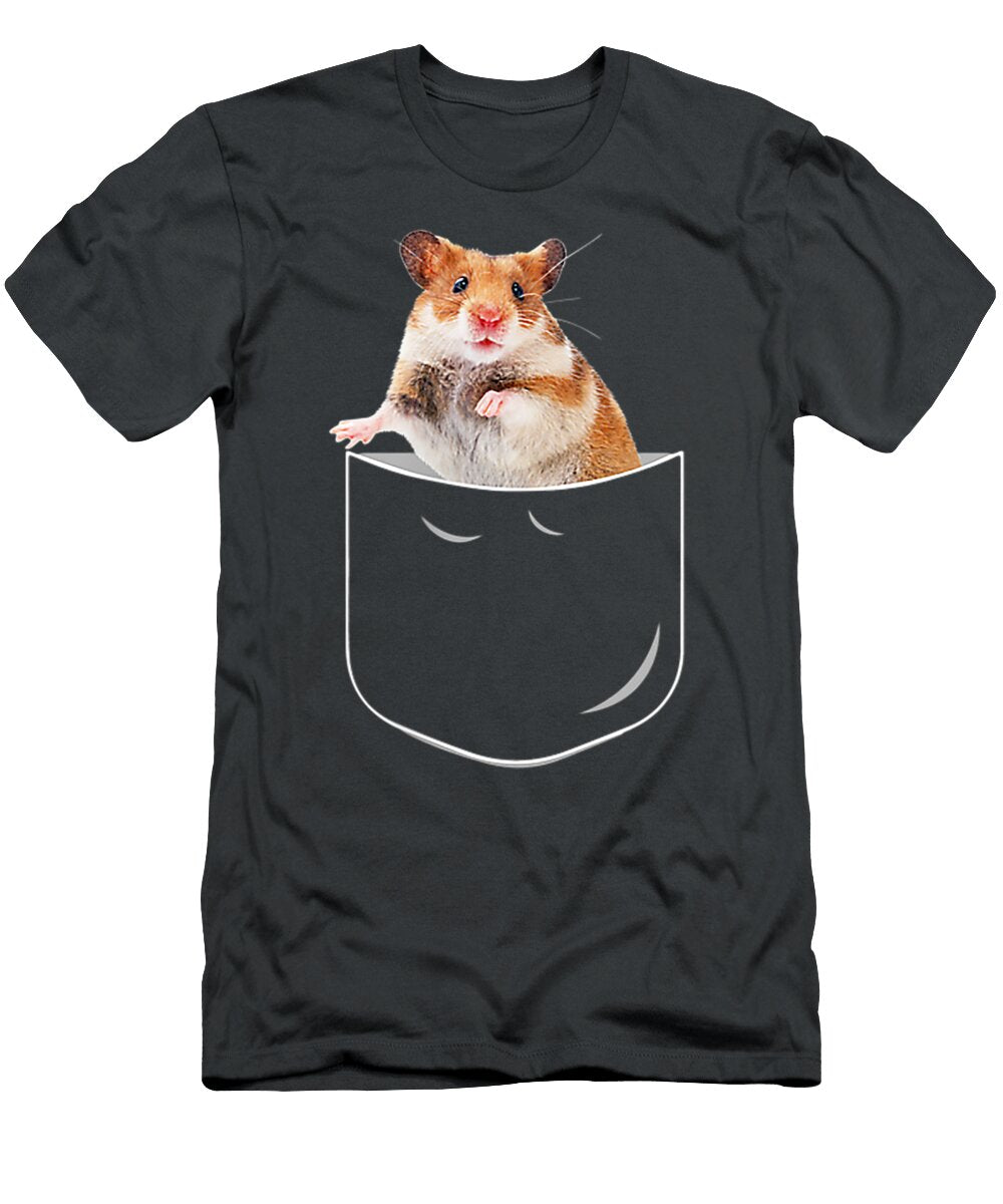 Ocket Hamster Funny Hamster in Pocket Gift Masony Irha T-Shirt