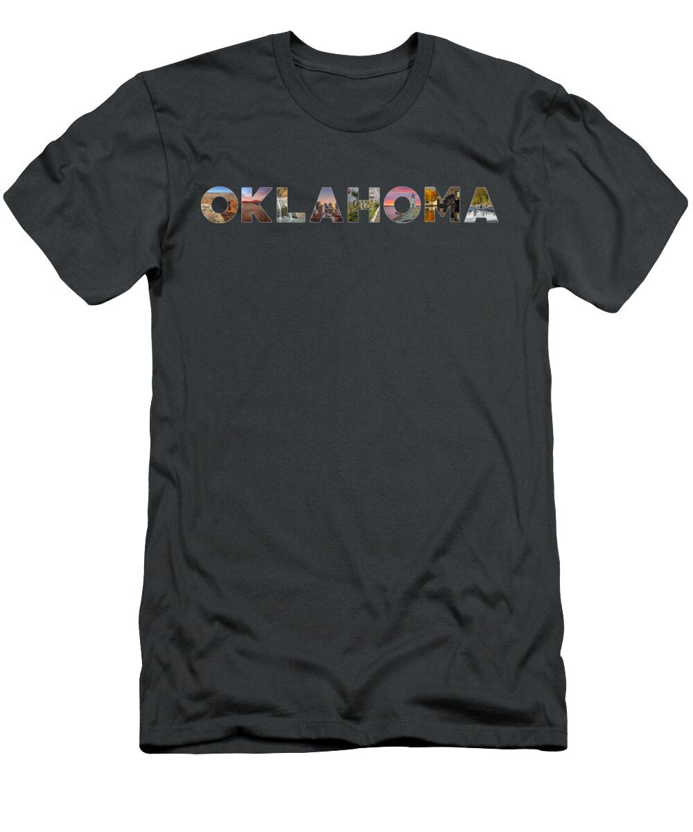 Oklahoma Typography Ricky Barnard T-Shirt