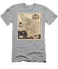 Old Spanish and Mexican Ranchos of Los Angeles County Vintage Map 1937 Sepia Carol Japp T-Shirt