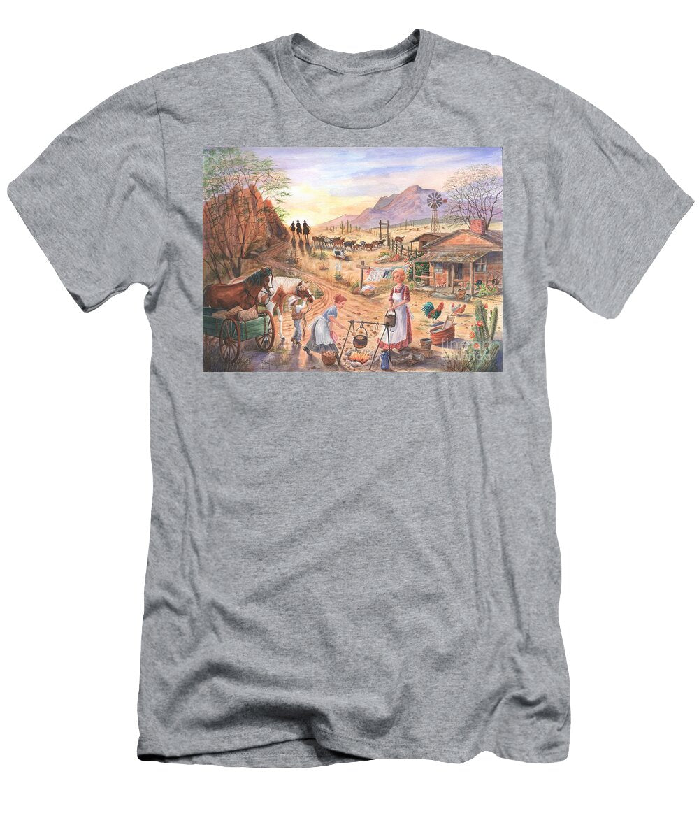 Old West Work Day Marilyn Smith T-Shirt