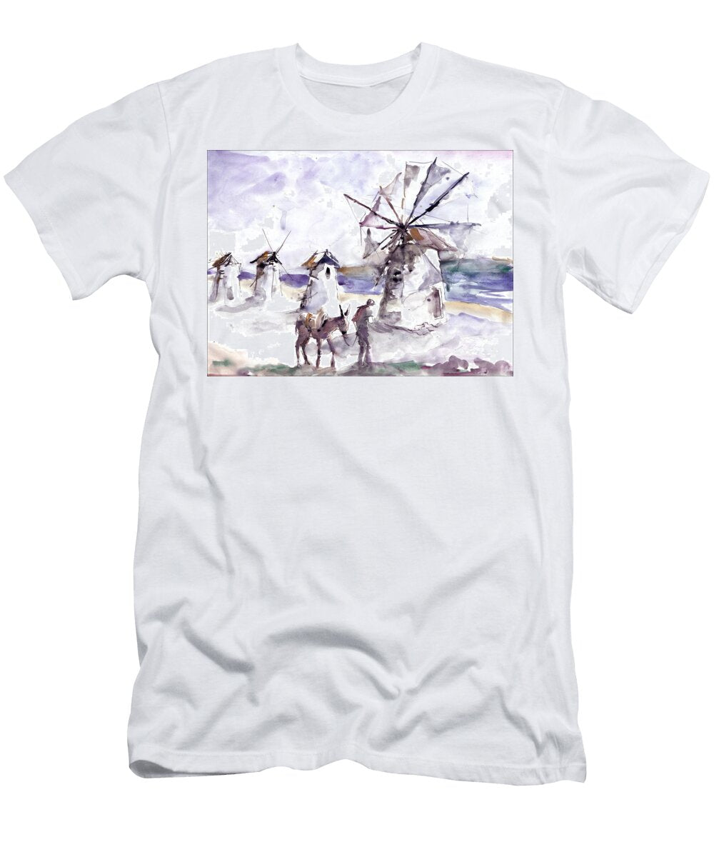 Old Windmills At Bodrum Faruk Koksal T-Shirt