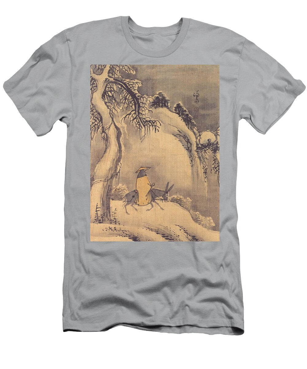On a Donkey Looking for a Plum Jeong Seon T-Shirt