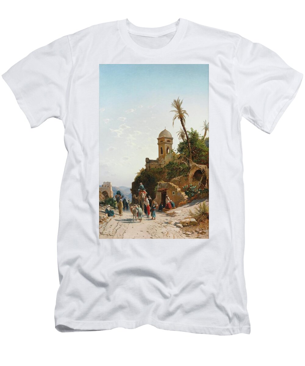 On the Road to Jerusalem Hermann David Solomon Corrodi T-Shirt