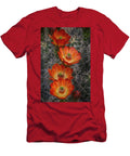 Orange and Red Hedgehog Cactus Saija Lehtonen T-Shirt