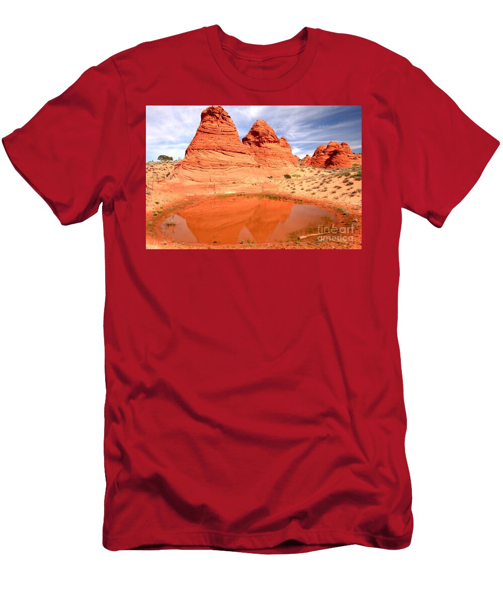 Orange Butte Reflections Adam Jewell T-Shirt