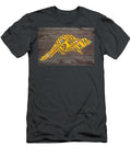 Oregon Beaver Official State Animal Shape Recycled License Plate Art Series Number 003 Design Turnpike T-Shirt