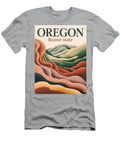Oregon Beaver State Travel Poster Gerogia Okeefe Real Art T-Shirt