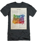 Oregon State Dictionary Page Aged Pixel T-Shirt