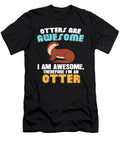 Otters Are Awesome Sweet Cute Animal Moon T-Shirt