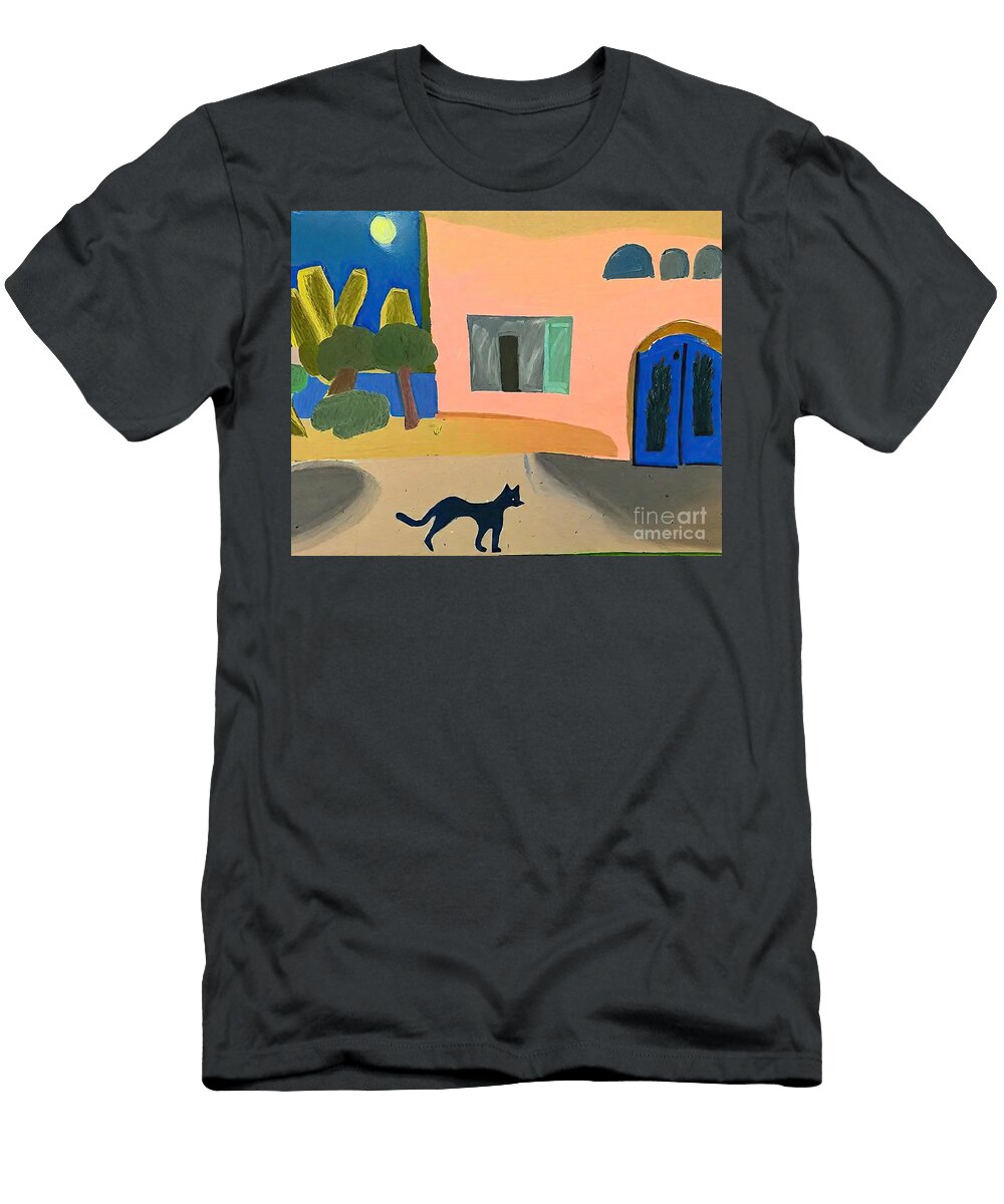 Painting Daytime Visitor Art Background Illustrat N Akkash T-Shirt