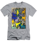Painting Donkey Composition Art Background Colorf N Akkash T-Shirt
