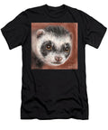 Painting of a Cute Ferret Looking Directly At You Idan Badishi T-Shirt