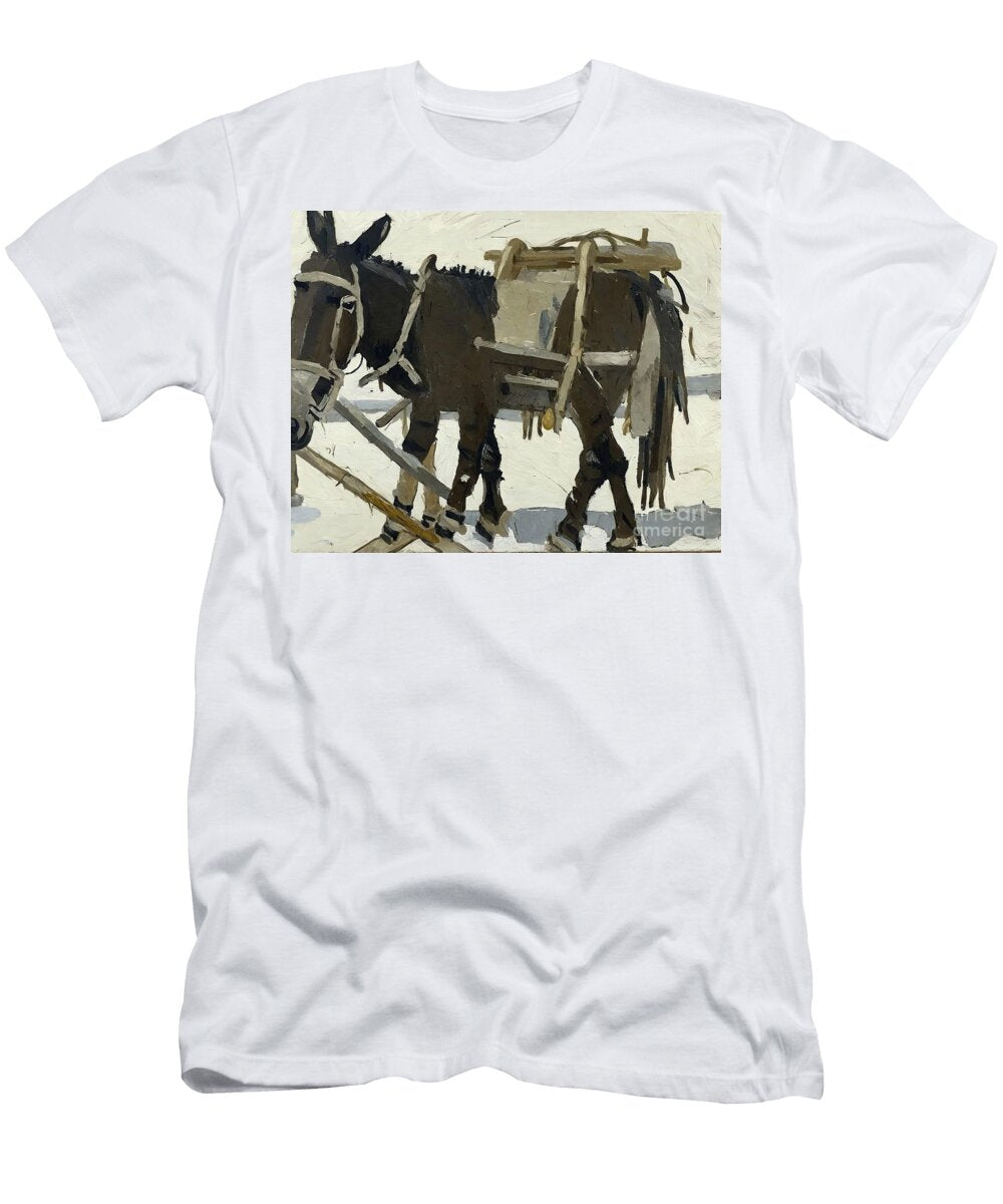 Painting Sketch for Work Samarkand Donkey Shishko N Akkash T-Shirt