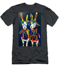 Painting Two Arrogant Donkeys Horse Painting Art N Akkash T-Shirt