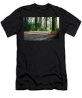 Park Road with Autumn Trees and Green Plants Johan Ferret T-Shirt
