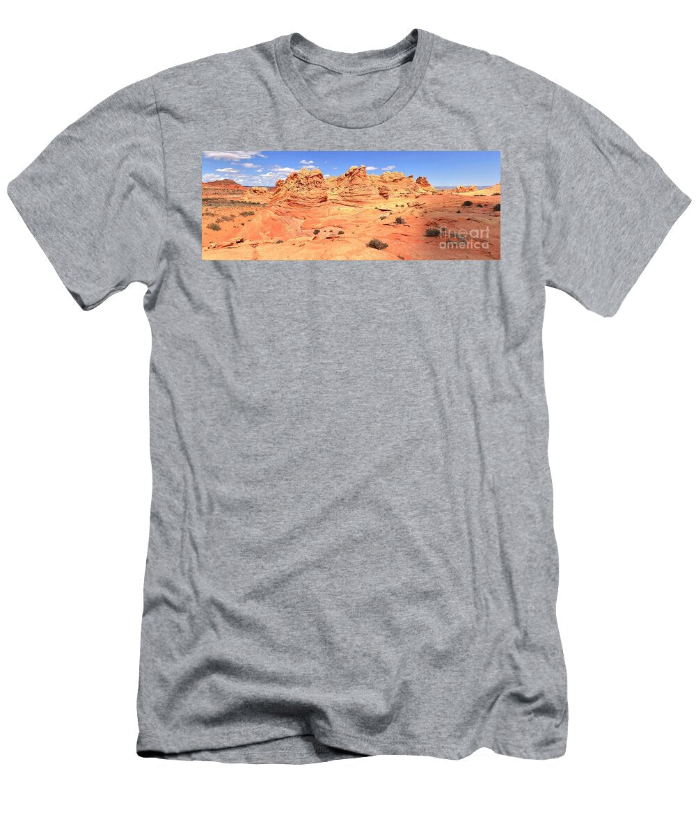 Partly Cloudy Over Coyote South Adam Jewell T-Shirt