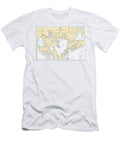 Passamaquoddy Bay and St Croix River Noaa Chart 13398 Nautical Chartworks By Paul and Janice Russell T-Shirt
