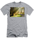 Path in Forest with Rays of Sunlight Falling on It Johan Ferret T-Shirt