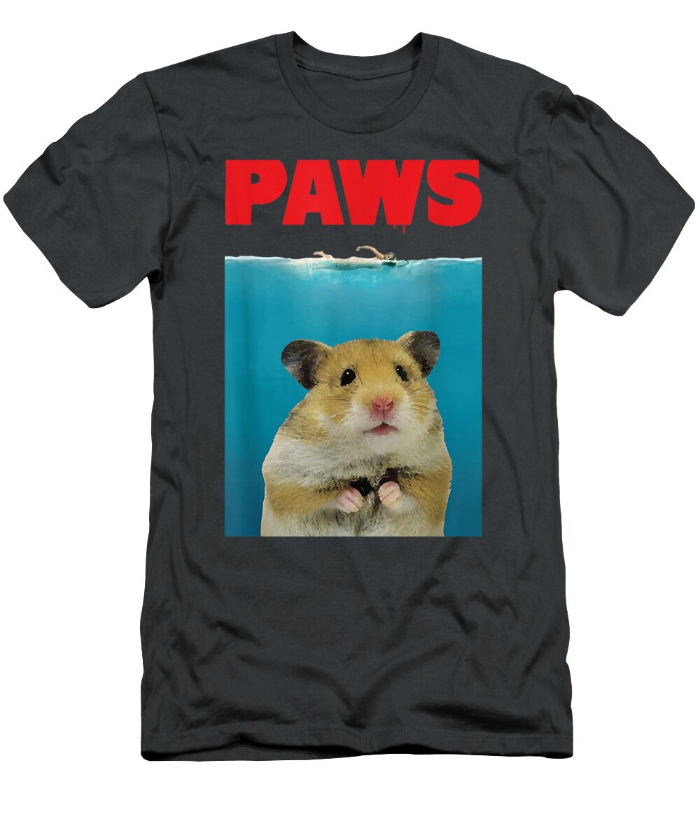 Paws Hamster Funny Parody Hammy Lover Amjadk Sashr T-Shirt