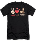 Peace Love Ferrets Tenshirt T-Shirt