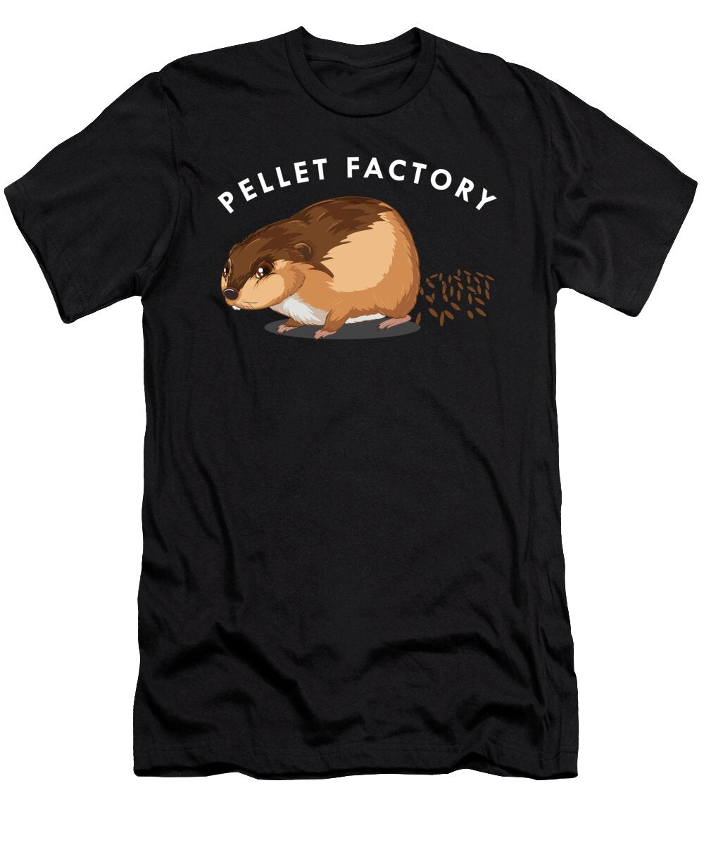 Pellet Factory Hamster Rodents Wild Animals Domestic Pet Lovers Gifts Thomas Larch T-Shirt