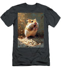 Pet Hamster in Sunlit Meadow Eating Seeds Jk T-Shirt
