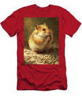 Pet Hamster Portrait in Sunlit Seeds Scene Jk T-Shirt