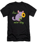 Pet Mice Funny Sayings Cute Mouse Flower Evgenia Halbach T-Shirt