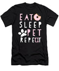 Pet Saying Eat Sleep Pet Repeat Manuel Schmucker T-Shirt