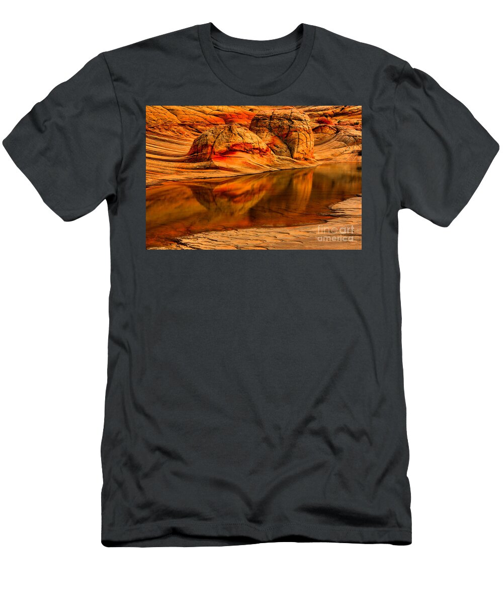 Petrified Dune Reflections Adam Jewell T-Shirt