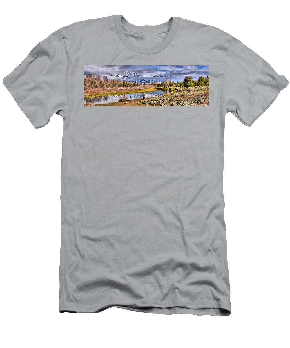 Photographing Schwabacher Landing Adam Jewell T-Shirt