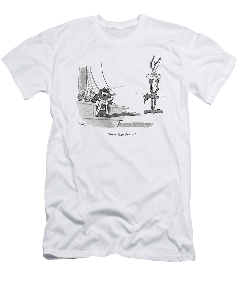 Pirates Speak to Wile E Coyote Benjamin Schwartz T-Shirt