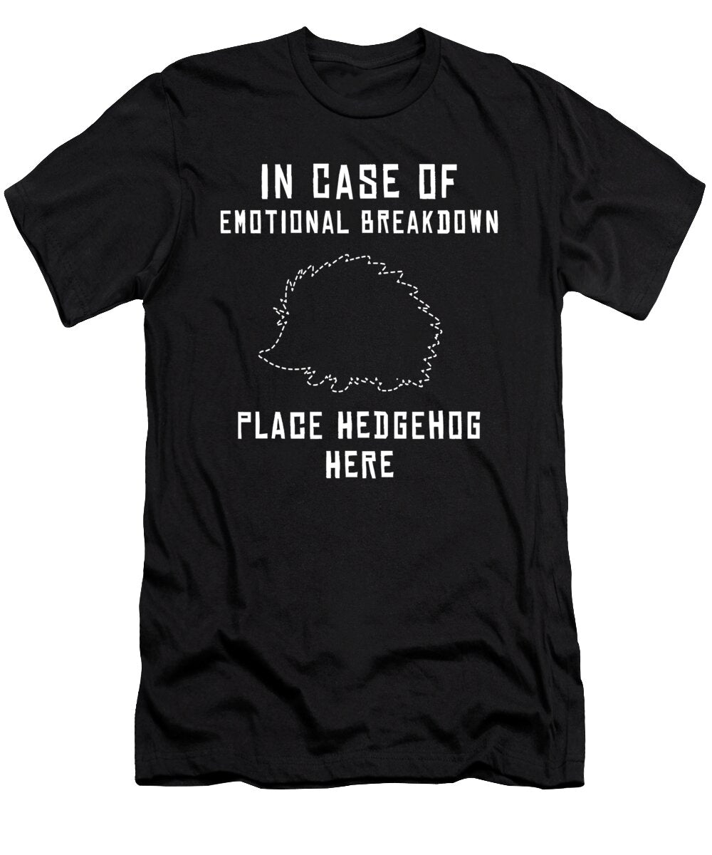 Place Hedgehog Here Hedgehog Sweet Cute Moon T-Shirt