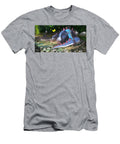 Playful Dinosaur Hunter Mooney T-Shirt