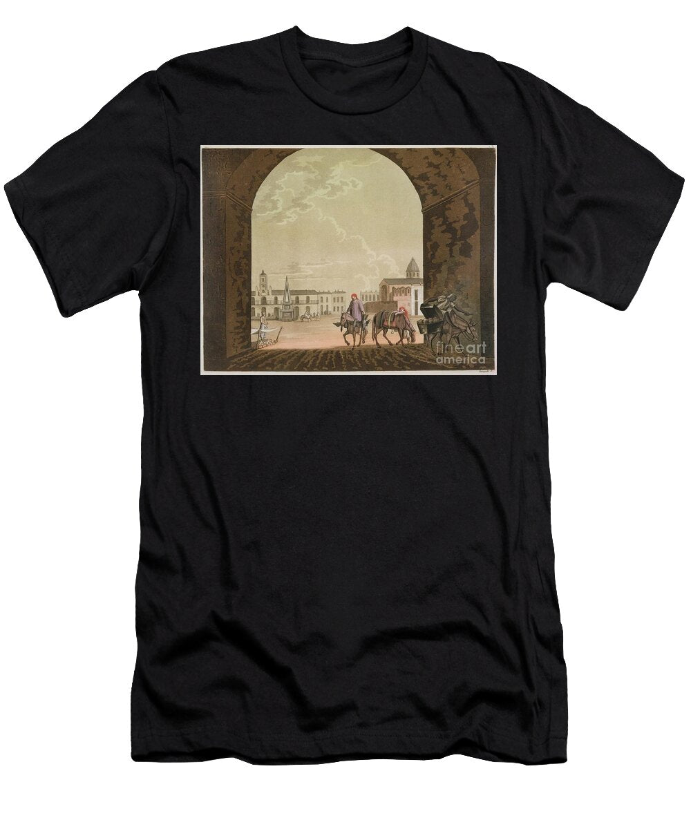 Plaza De Mayo Buenos Aires Argentina From Le Costume Ancien Et Moderne Volume Ii Plate 2 Paolo Fumagalli T-Shirt