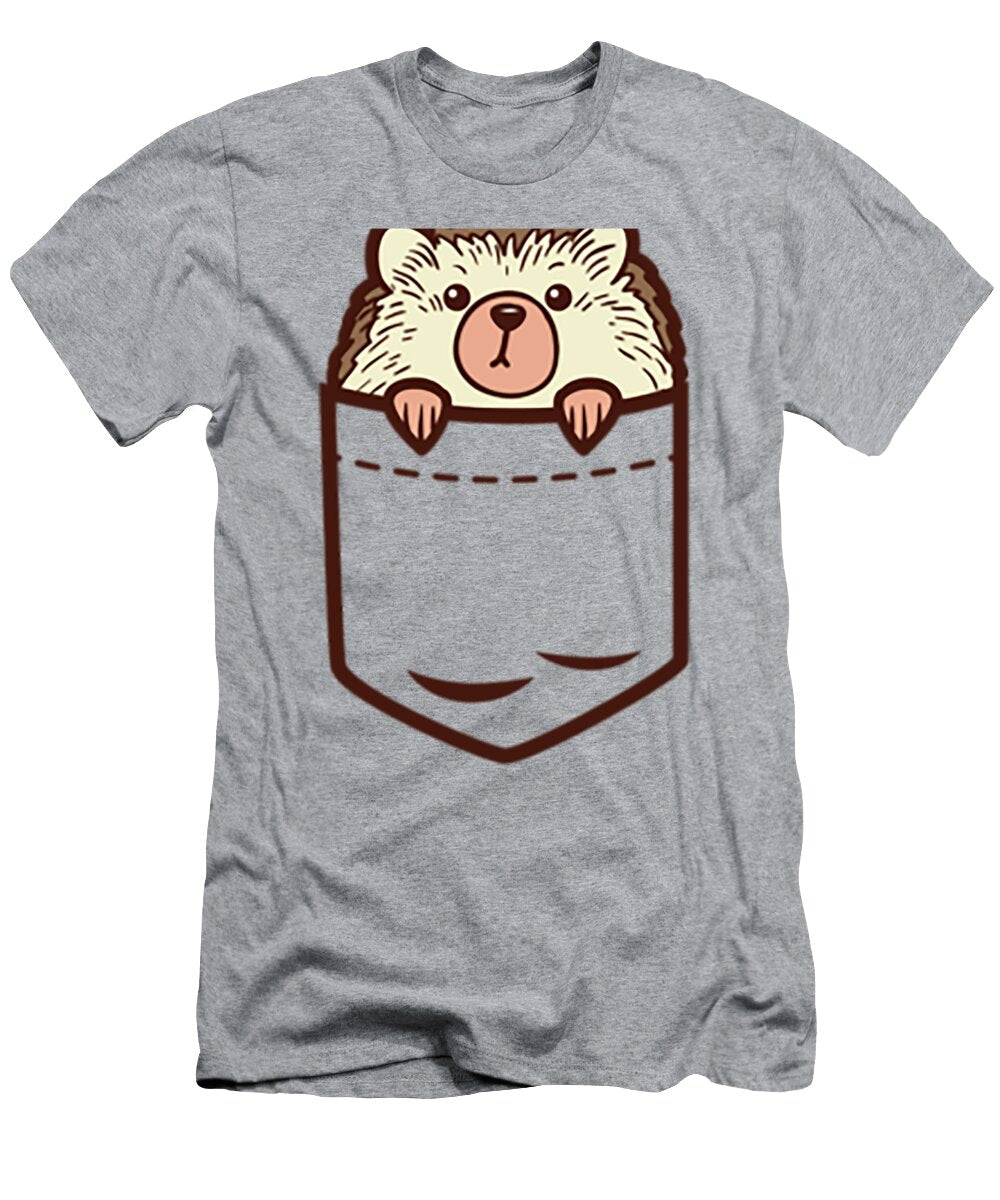 Pocket Baby Hedgehog Cute Pet Animal Lover Men Women Kingsu Khodi T-Shirt