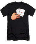 Poker Gambling Texas Holdem Cards Gambler Poker Crazy Squirrel T-Shirt
