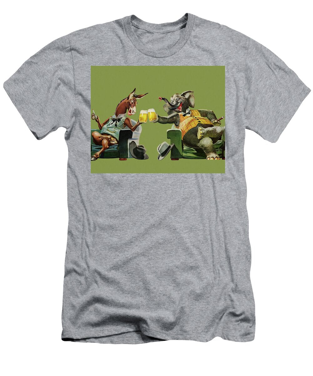 Politicians Having a Beer Csa Images T-Shirt