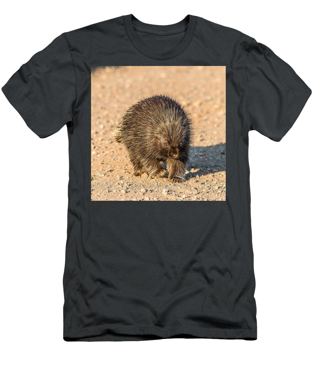 Porcupine Walking Paul Freidlund T-Shirt