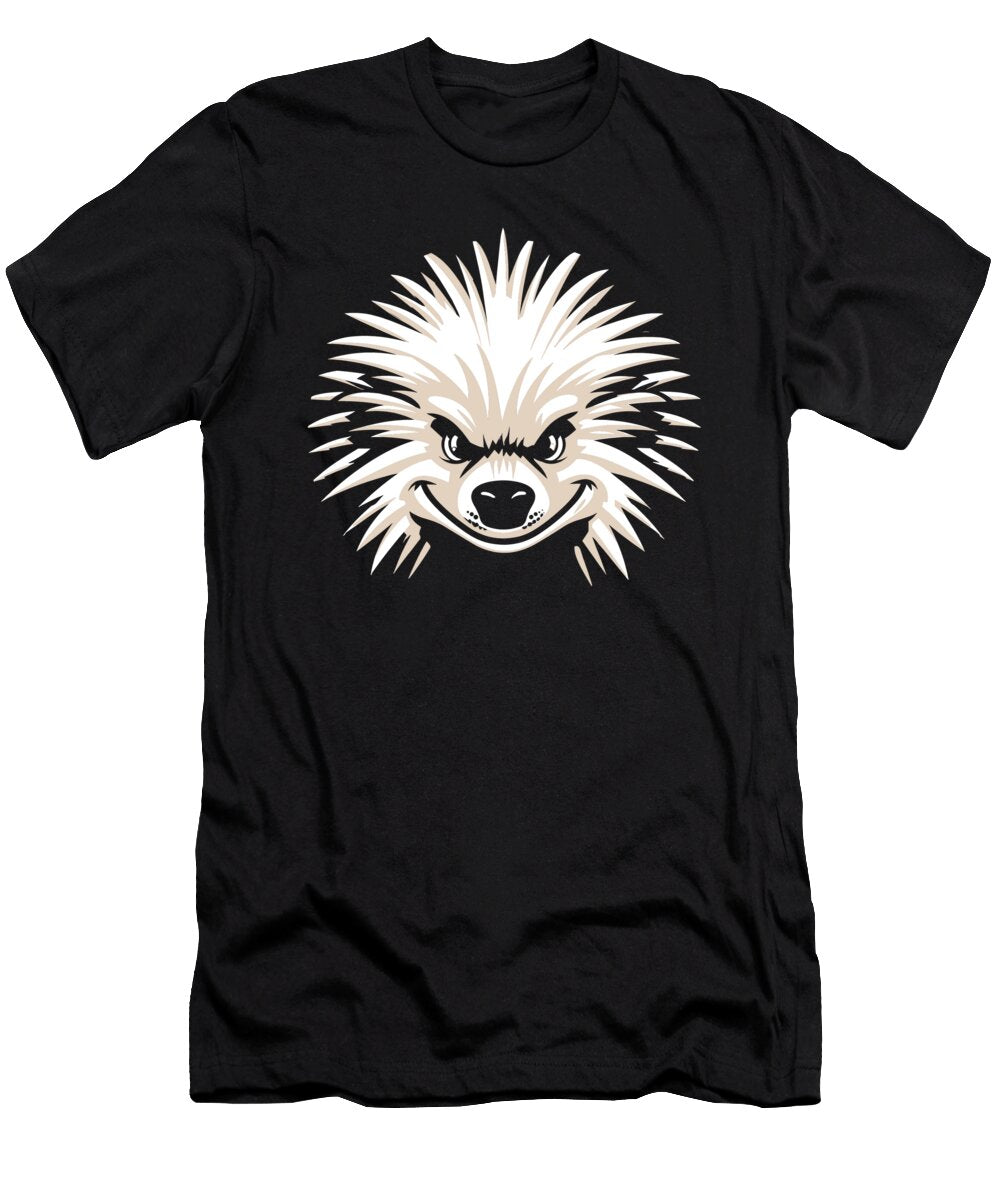 Porcupine Wildlife Rodent Animal Porcupine Crazy Squirrel T-Shirt