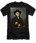 Portrait of a Man in a Beaver Hat 1835 Samuel Colman T-Shirt