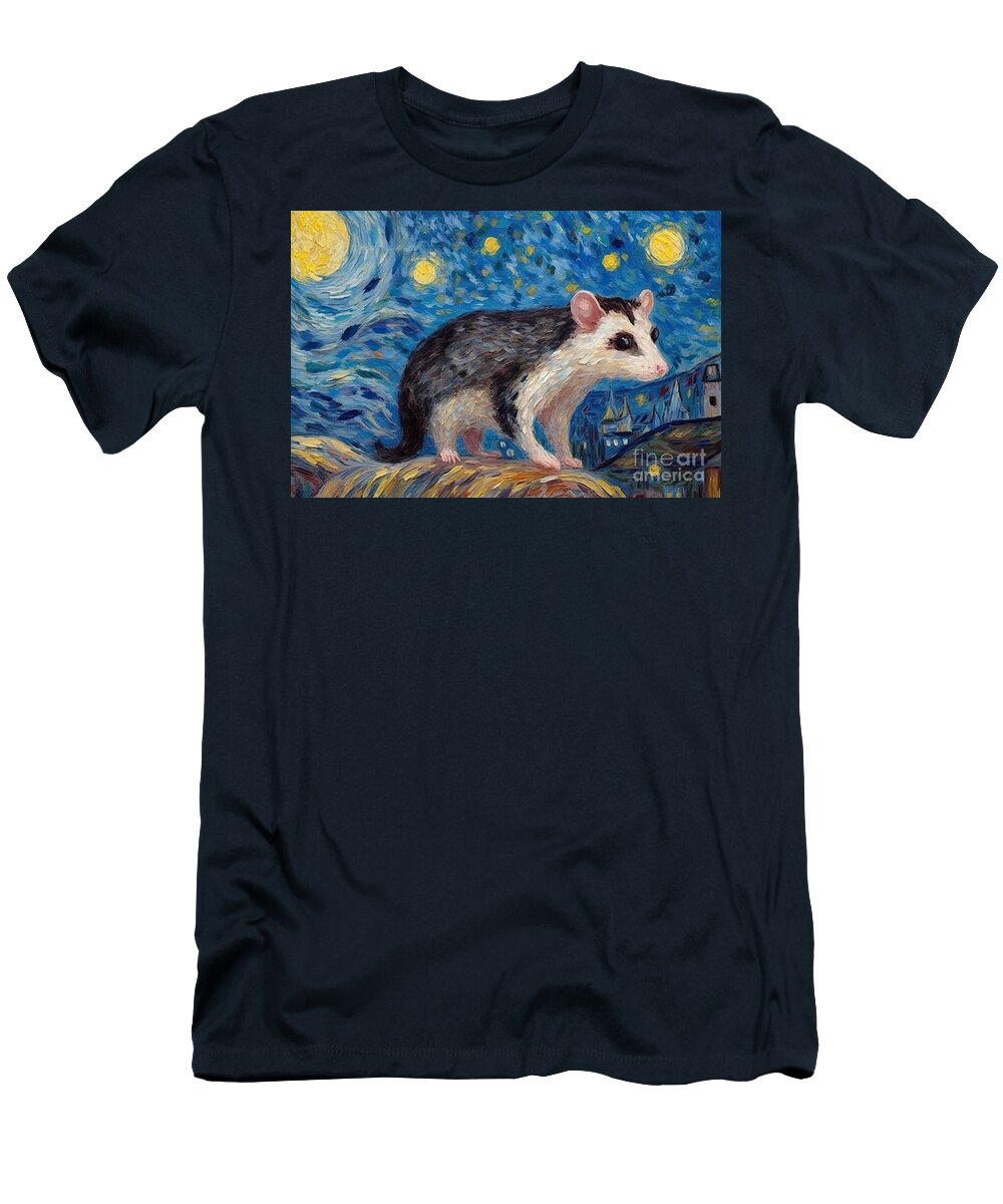 Possum Starry Night N Akkash T-Shirt