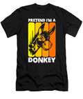Pretend Im a Donkey Lazy Halloween Costume Men Studi Alex T-Shirt