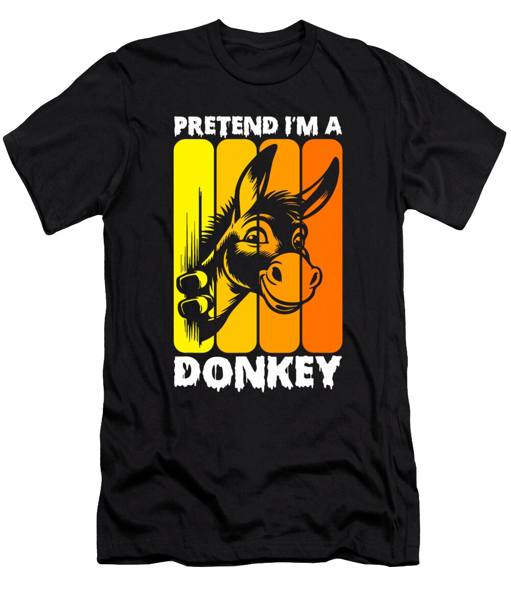 Pretend Im a Donkey Lazy Halloween Costume Men Studi Alex T-Shirt