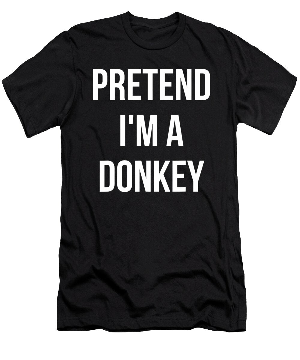 Pretend Im a Donkey Adult Costume Grey Studi Alex T-Shirt
