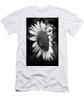 Profile of Sunflower in Black and White Greg Mimbs T-Shirt