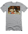 Pseudo Jan Van Kessel the Younger a Monkey Caught Stealing Fruit By a Dog Orca Art Gallery T-Shirt