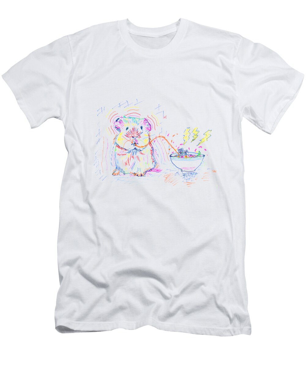 Psychedelic Guinea Pig Nobodys Hero T-Shirt