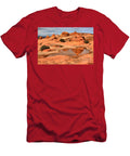 Puddles in the Desert Landscape Adam Jewell T-Shirt
